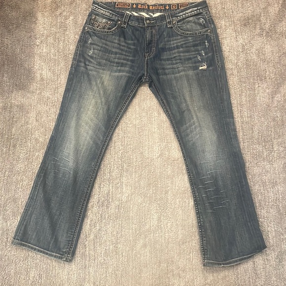 Rock Revival Chopper Straight Jeans